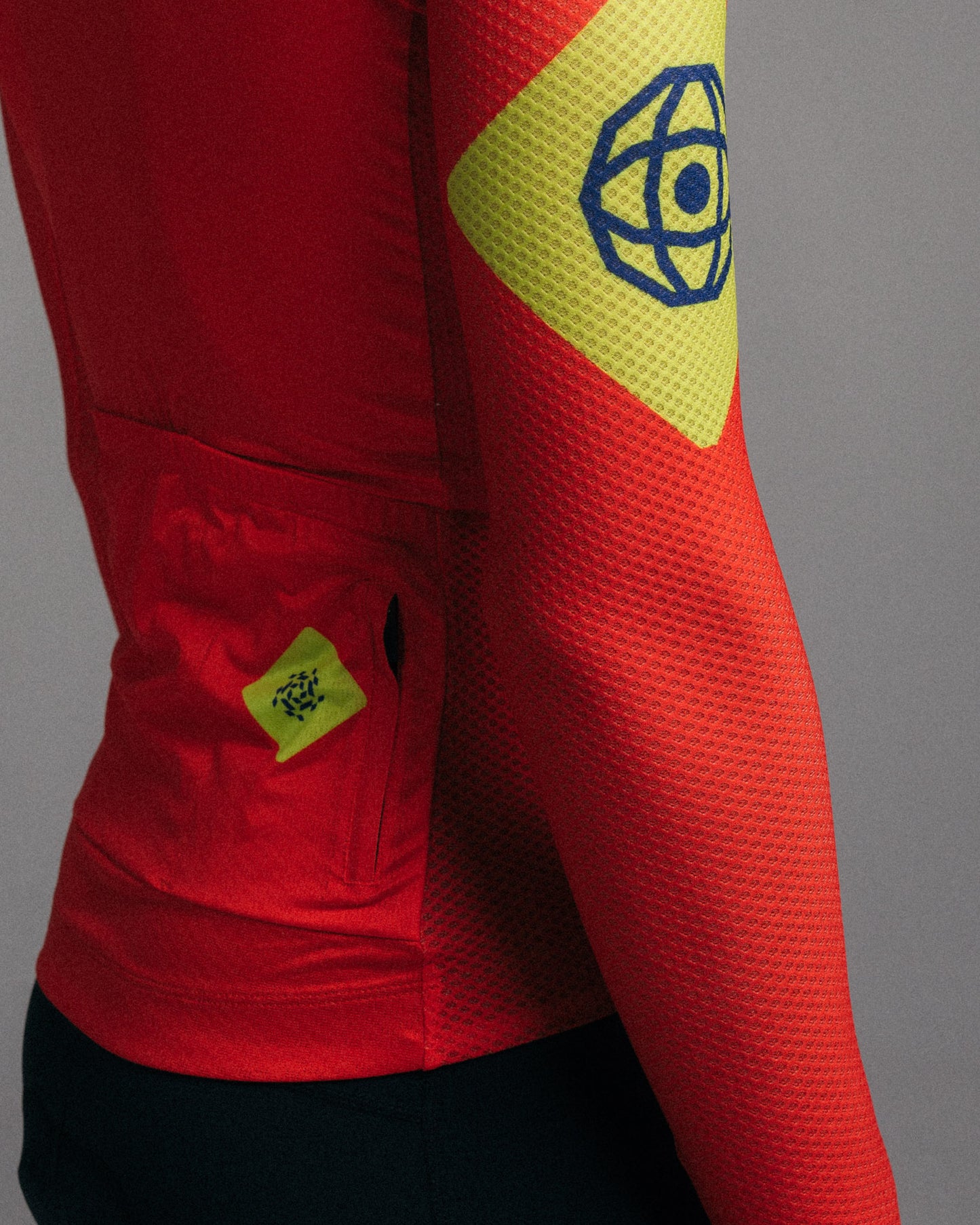 Mens Core Long Sleeve Jersey - VIS Red