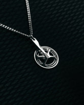 Pedal Mafia Pendant - Sterling Silver with 70cm Curb Chain