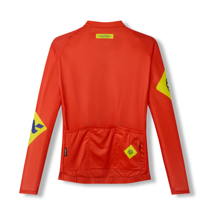 Mens Core Long Sleeve Jersey - VIS Red